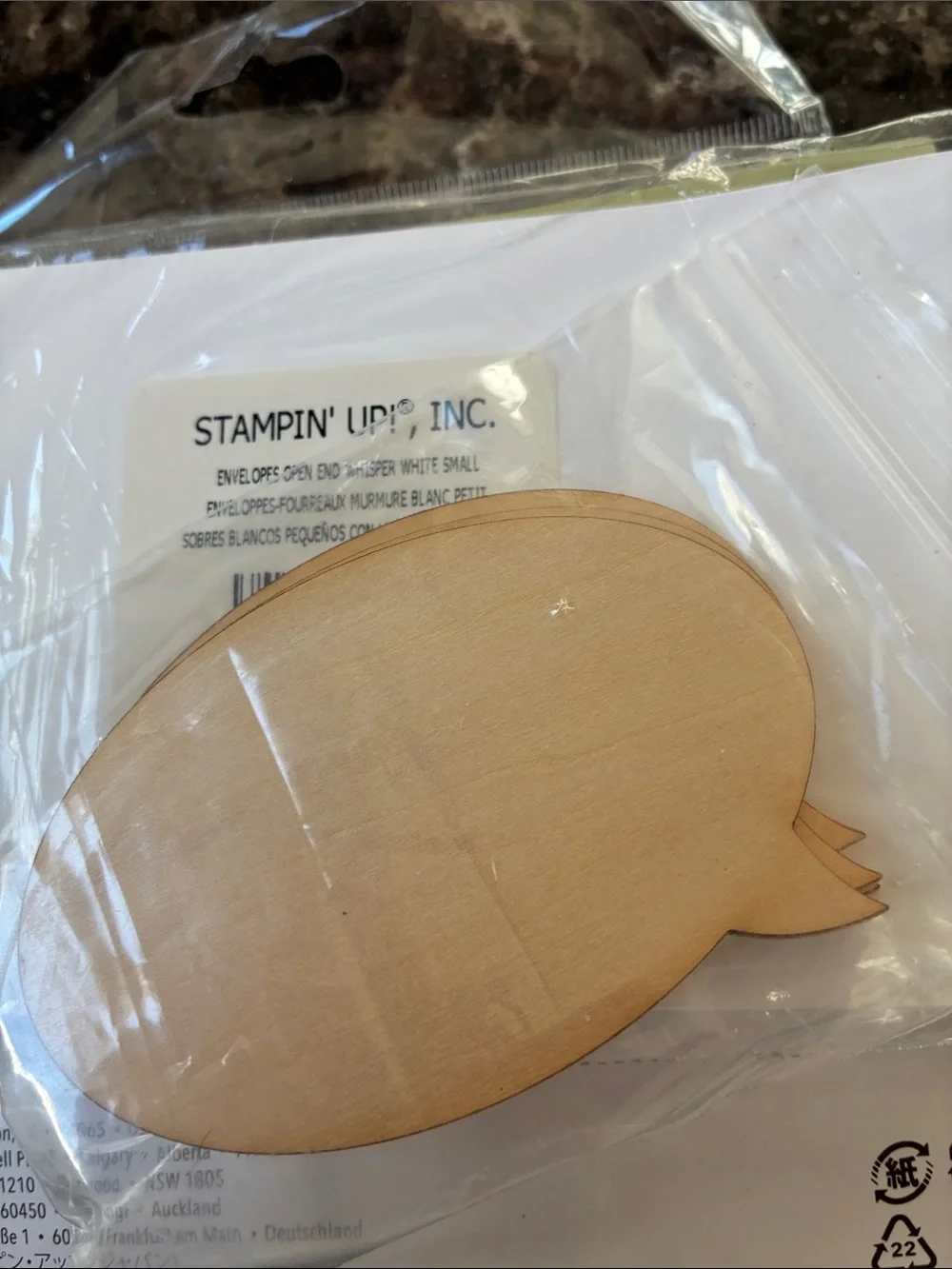Stampin' Up! Project Kit with White, Brown, Green, Yellow Accents